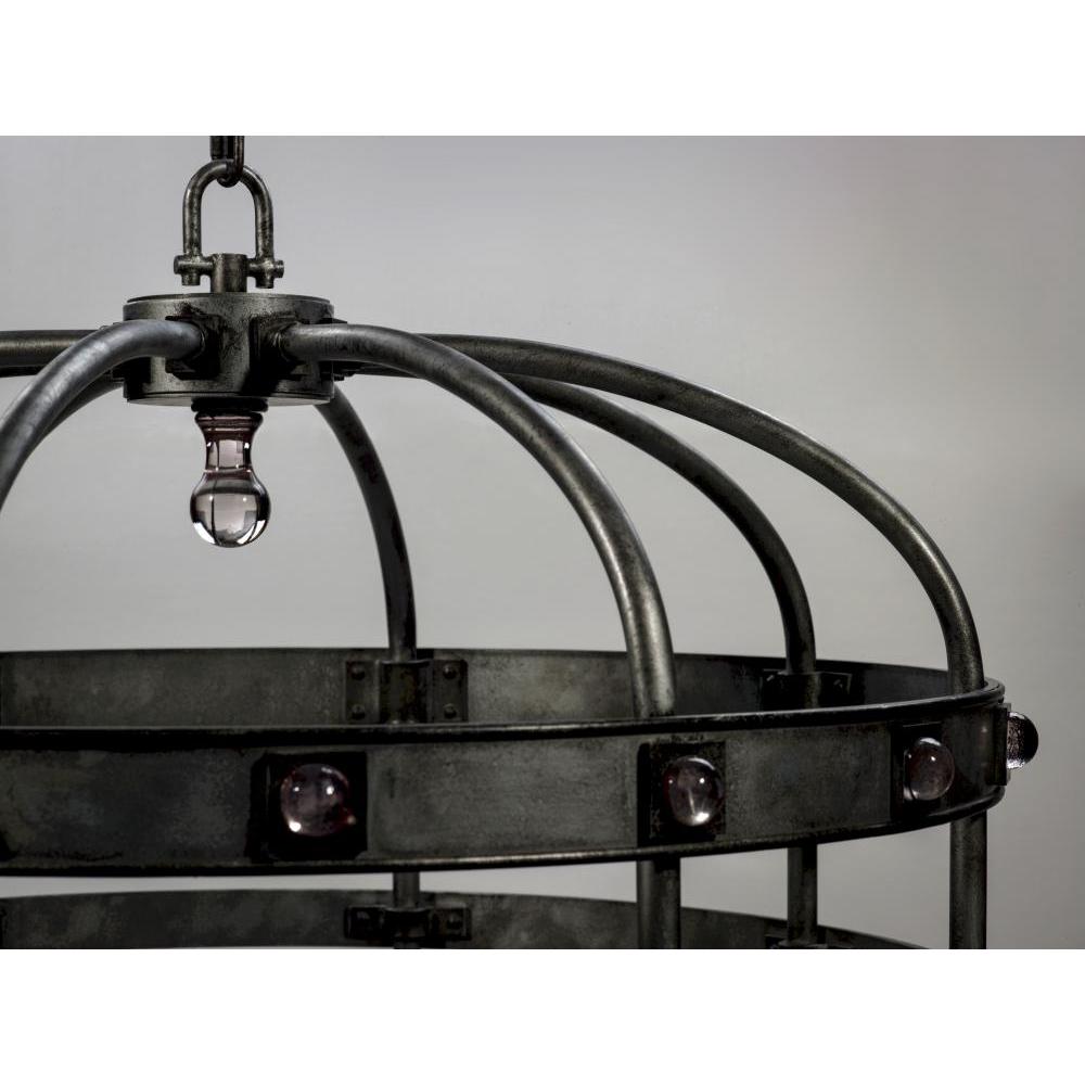 38 Inch Suspension Pendant – Blacksmith - Alternate view