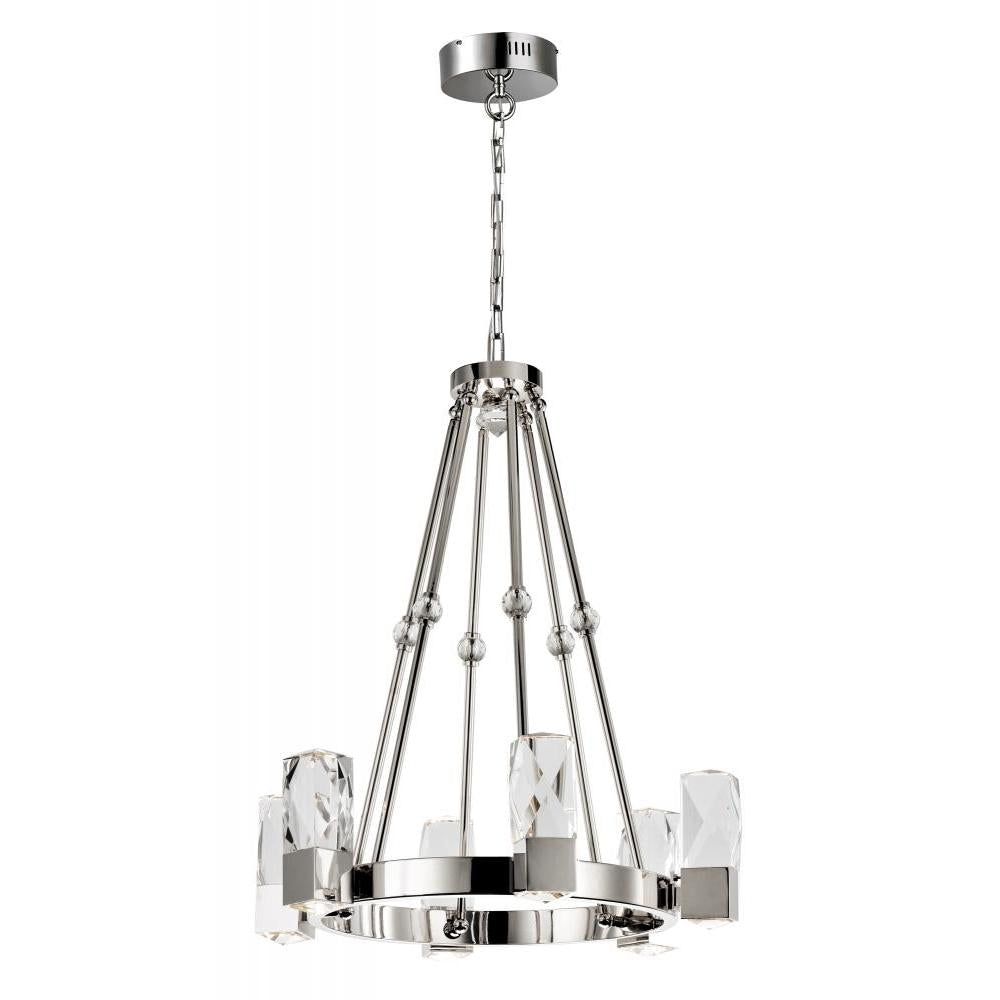 Studio M Lighting SM23645BCPN Empire 6-Light LED Chandelier