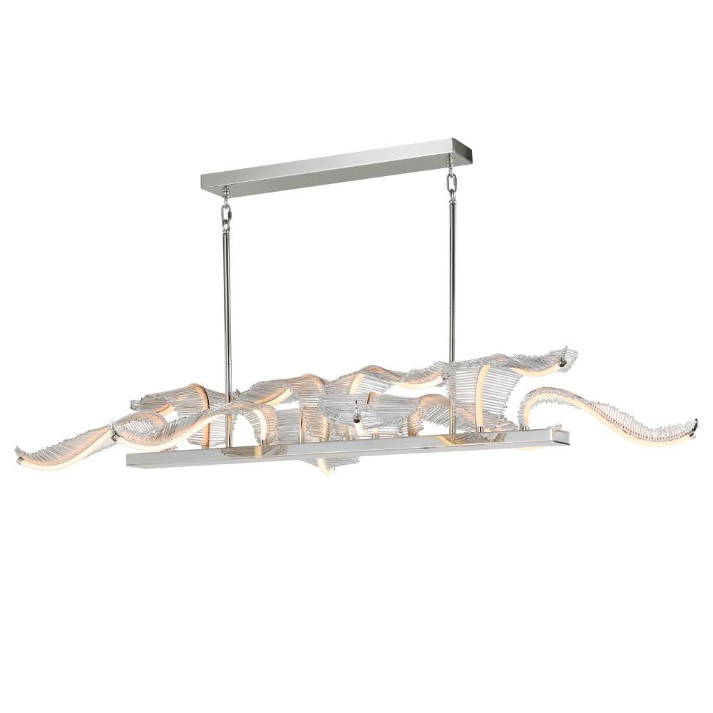 26 Inch Linear Pendant – Polished Nickel