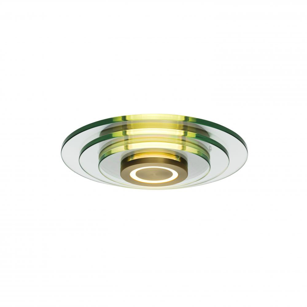 Studio M Lighting SM24400CLNAB Stratum 1-Light LED Wall/Flush Mount