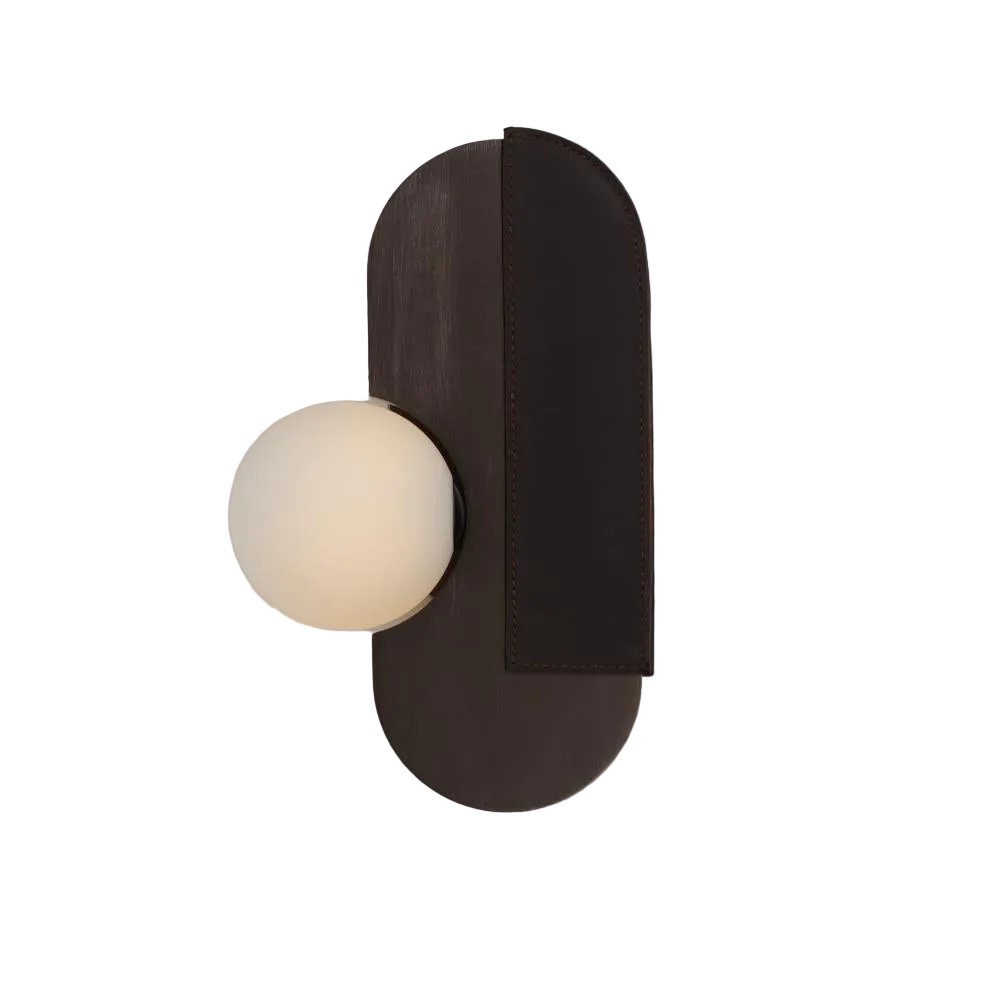 Studio M Lighting SM24600BBZ Stitched Side-Light Wall Sconce