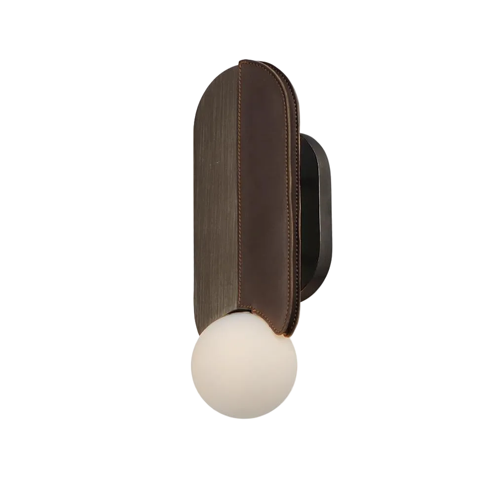 Studio M Lighting SM24601BBZ Stitched Down-Light Wall Sconce