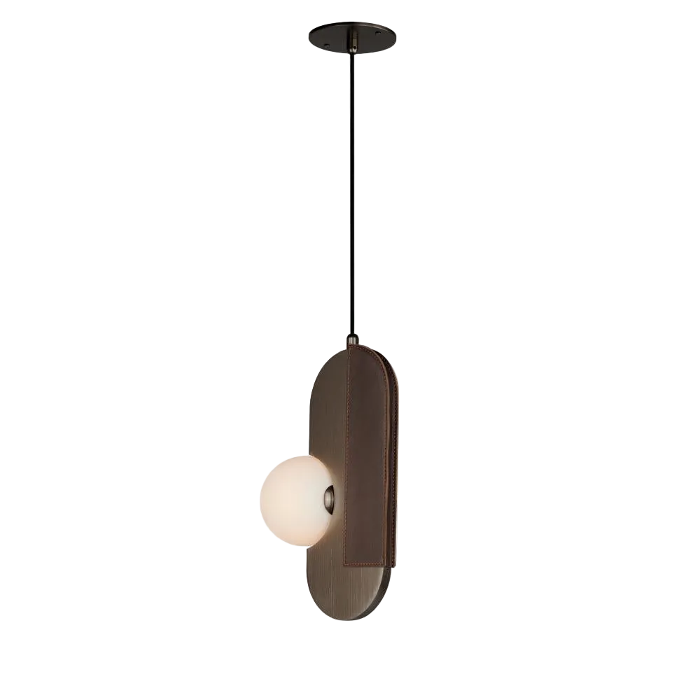 Studio M Lighting SM24602BBZ Stitched Side-Light Pendant