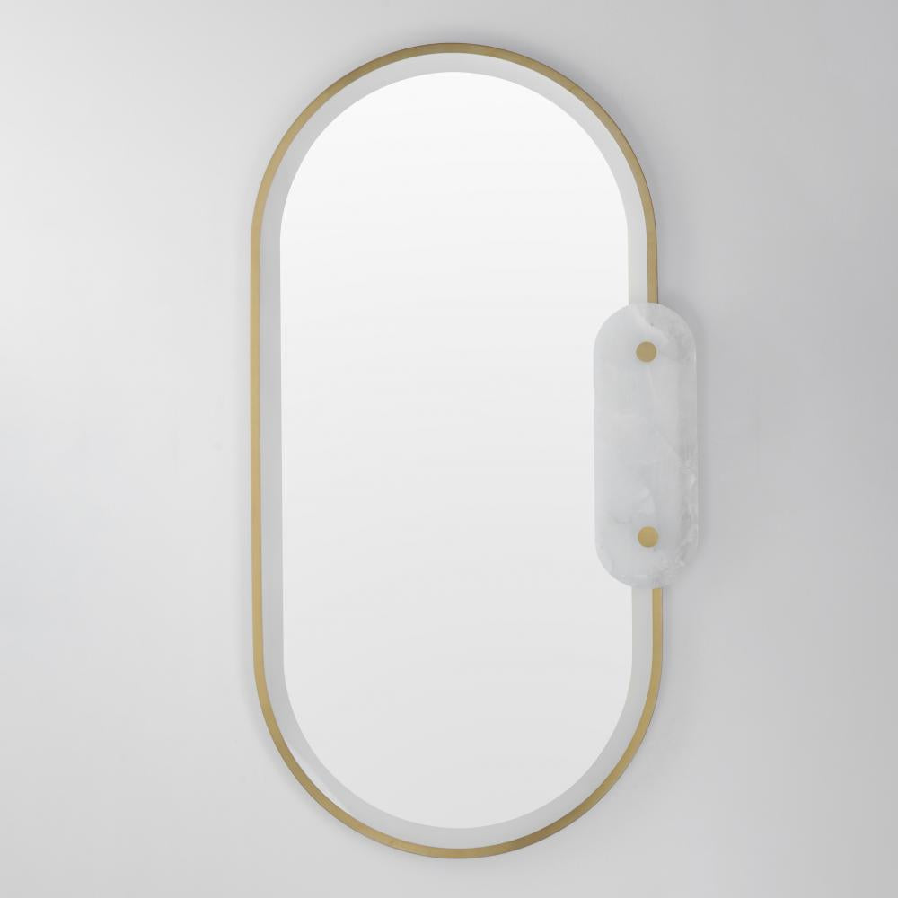 22 Inch LED Mirror – Brushed Champagne - Alternate view