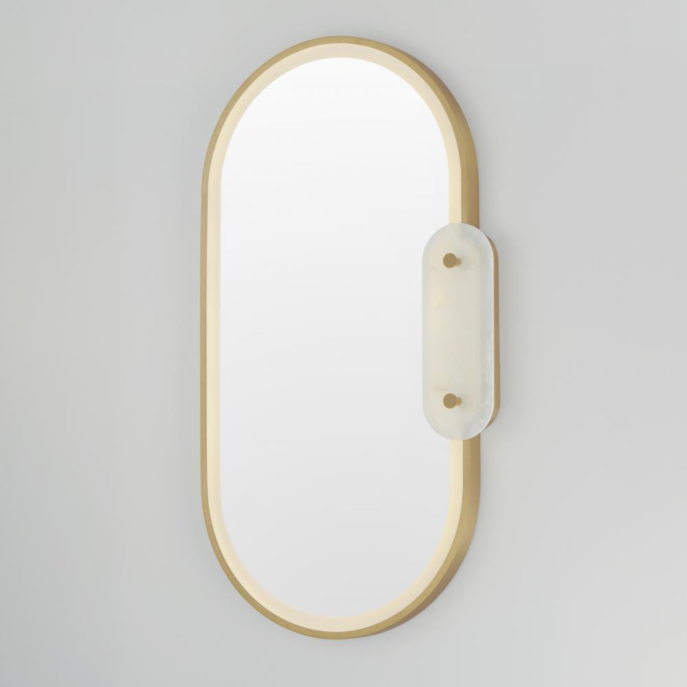 22 Inch LED Mirror – Brushed Champagne - Alternate view