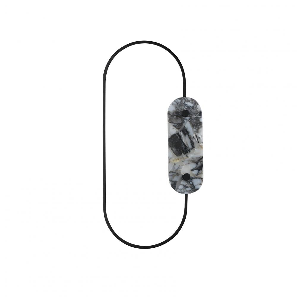 Studio M Lighting SM24801ARYBK Stonewall Striae Arya LED Wall Decor