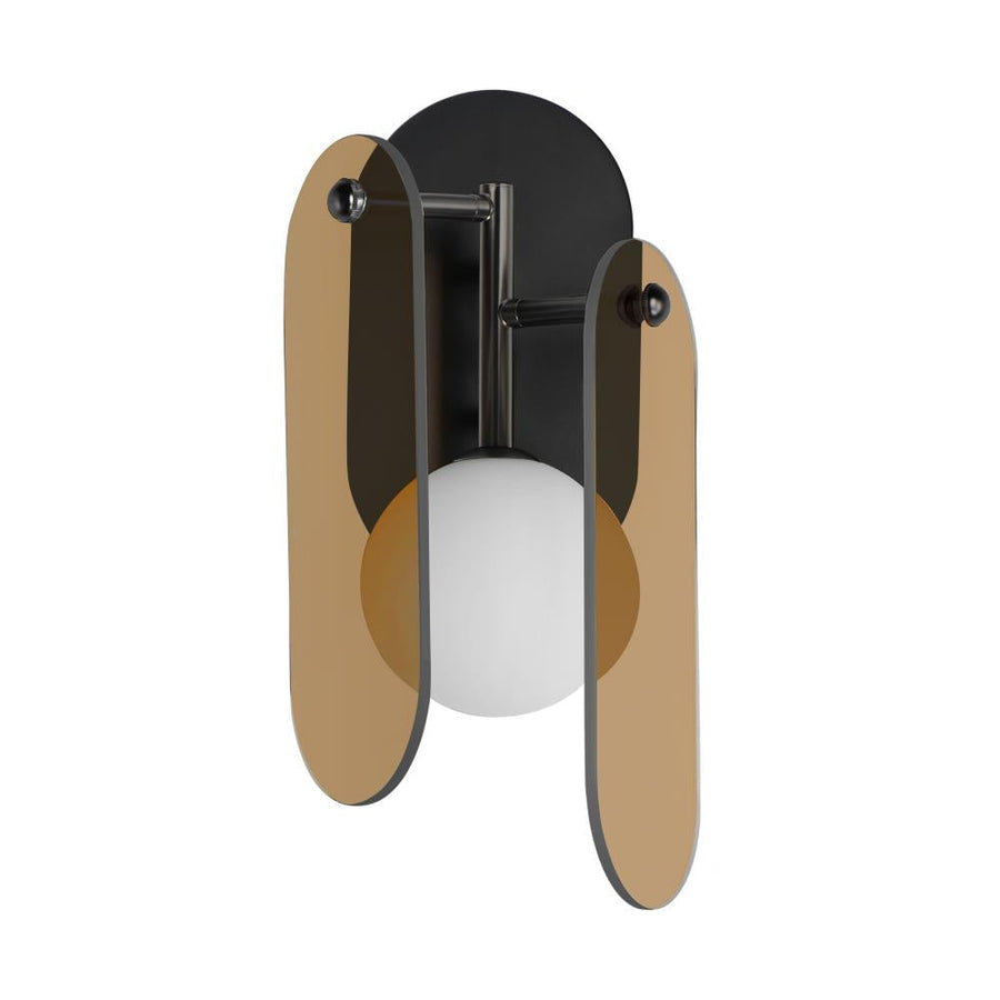 Studio M Lighting SM24810AMGM Megalith - Glass Megalith LED Wall Sconce - Amber