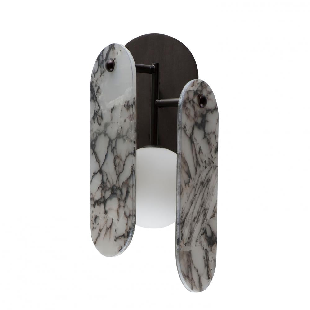 Studio M Lighting SM24810ARYBBZ Megalith - Stone Megalith LED Wall Sconce - Striae Arya