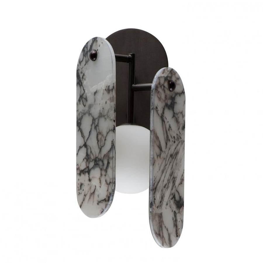 Studio M Lighting SM24810ARYBBZ Megalith - Stone Megalith LED Wall Sconce - Striae Arya