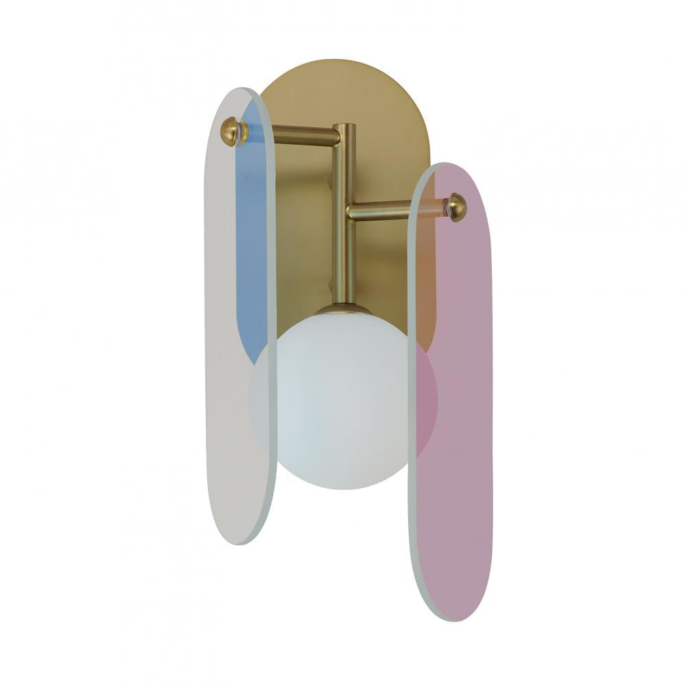 Studio M Lighting SM24810DCNAB Megalith - Glass Megalith LED Wall Sconce - Dichroic