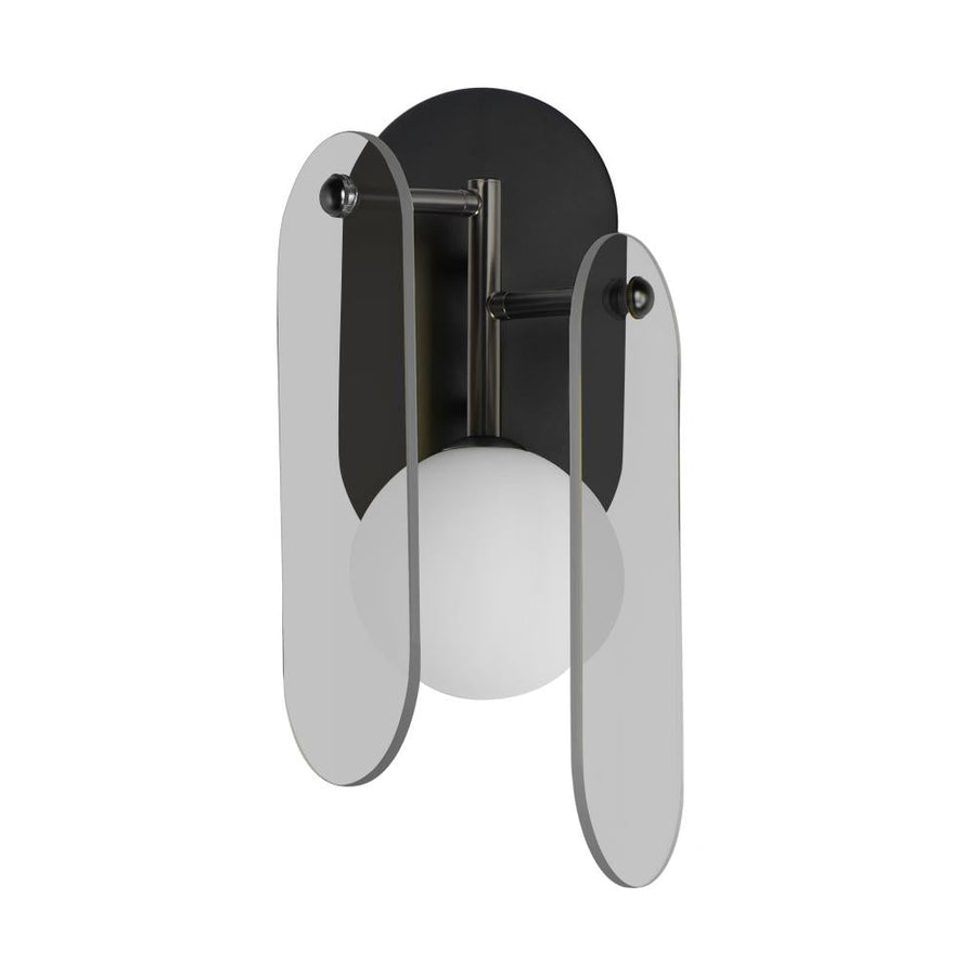 Studio M Lighting SM24810MSKGM Megalith - Glass Megalith LED Wall Sconce - Mirror Smoke