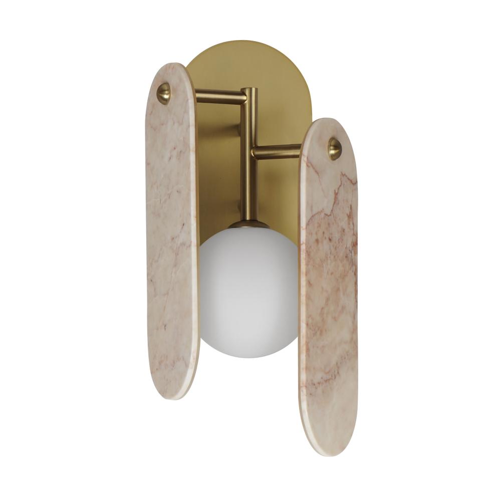 7 Inch Wall Sconce – Natural Aged Brass
