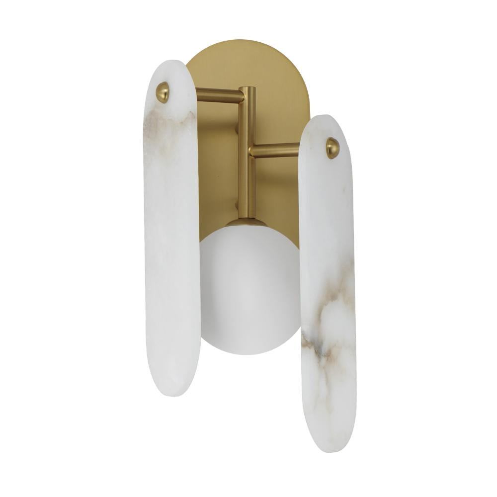 Studio M Lighting SM24810WANAB Megalith - Stone Megalith LED Wall Sconce - Alabaster