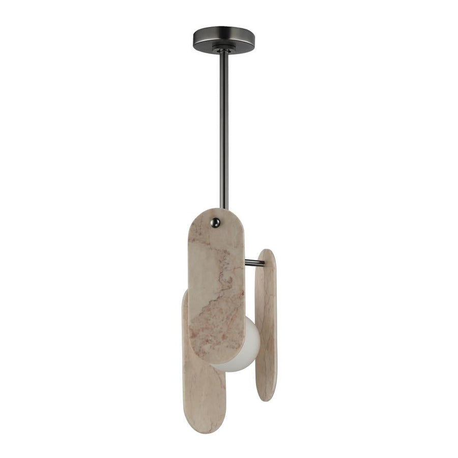 Studio M Lighting SM24811RJGM Megalith - Stone Suspension Pendant