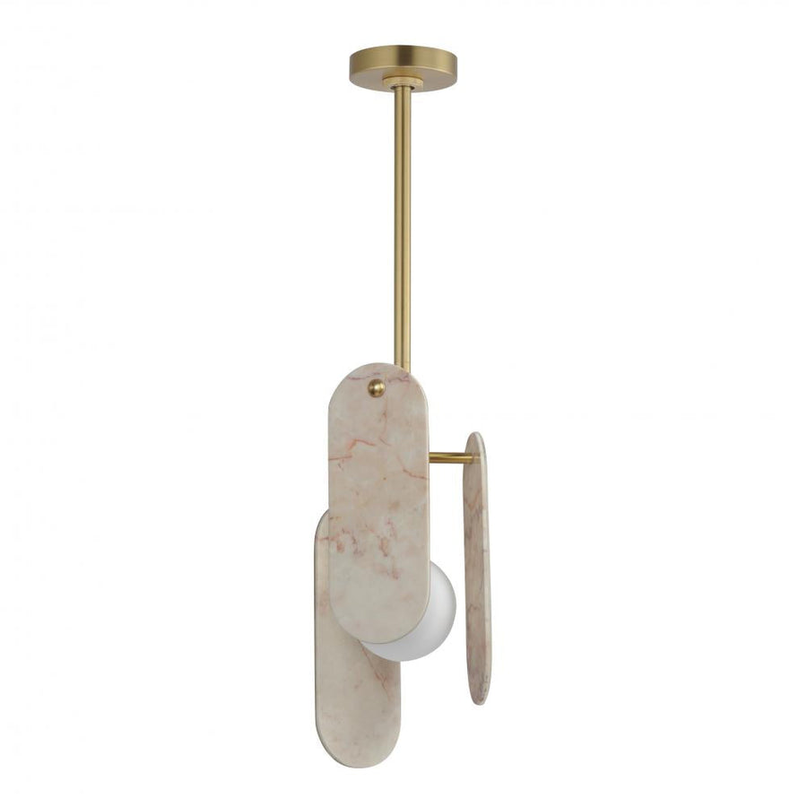 Studio M Lighting SM24811RJNAB Megalith - Stone Single Pendant