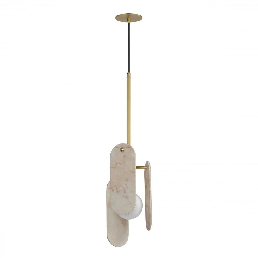 Studio M Lighting SM24812RJNAB Megalith - Stone Single Pendant