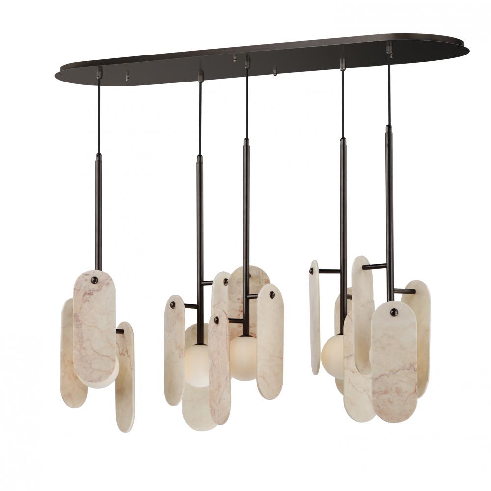 Studio M Lighting SM24815RJBBZ Megalith - Stone Suspension Pendant