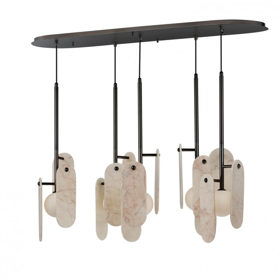 Studio M Lighting SM24815RJGM Megalith - Stone Suspension Pendant