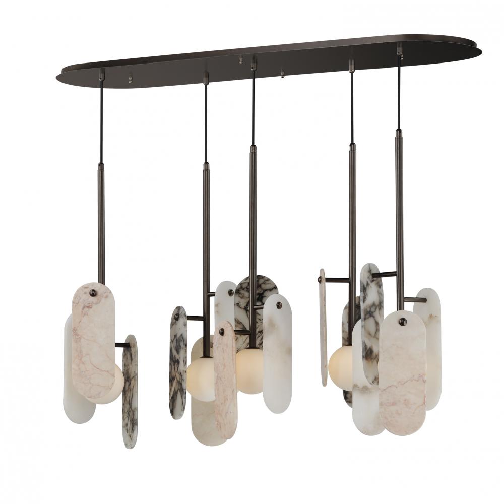 Studio M Lighting SM24815VSBBZ Megalith - Stone Suspension Pendant
