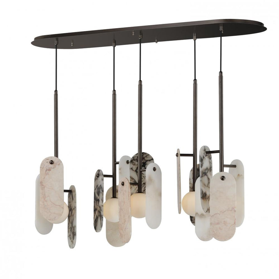 Studio M Lighting SM24815VSBBZ Megalith - Stone Suspension Pendant