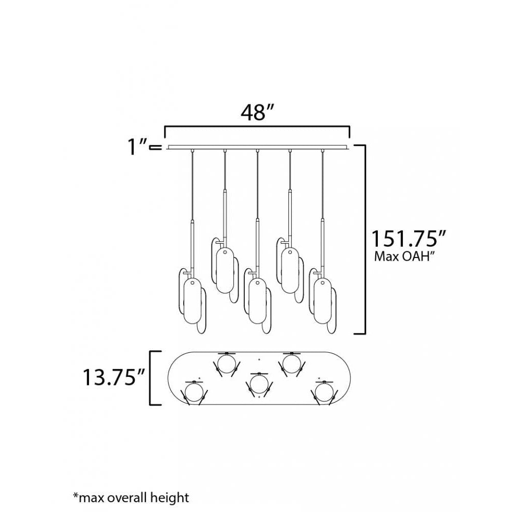 Studio M MEGALITH - STONE SM24815VSBBZ Pendant Traditional - Brushed Bronze - Alternate view