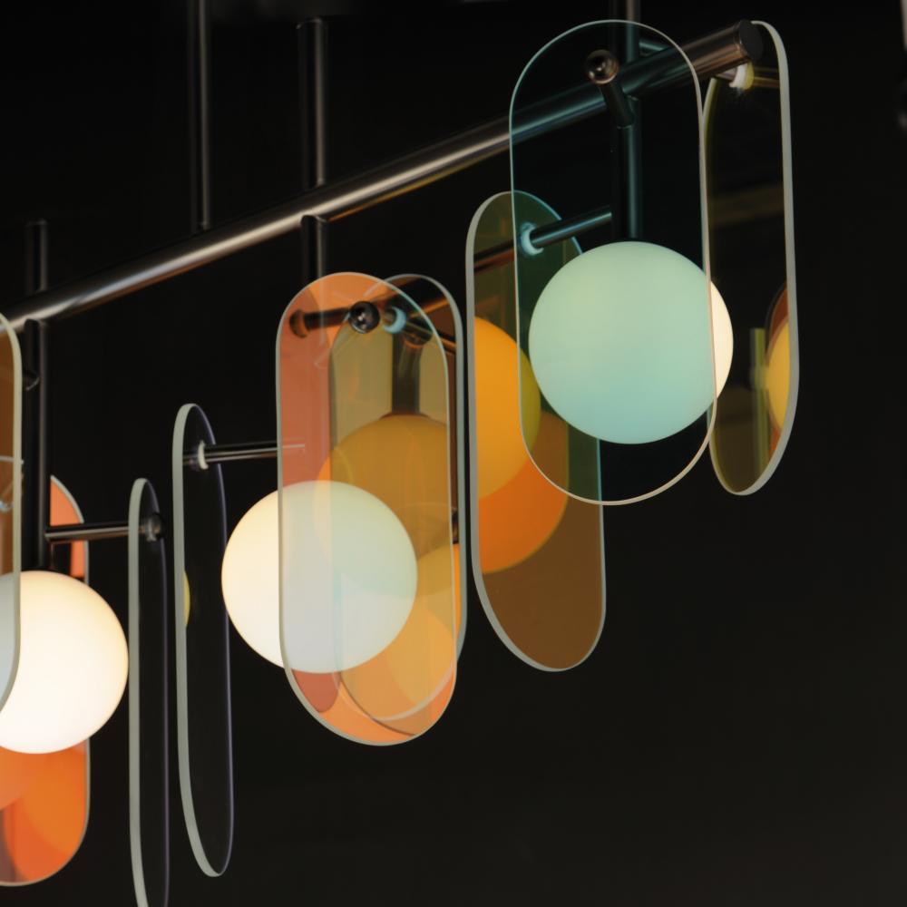 Studio M MEGALITH - GLASS SM24825DCGM Pendant - Gunmetal - Alternate view