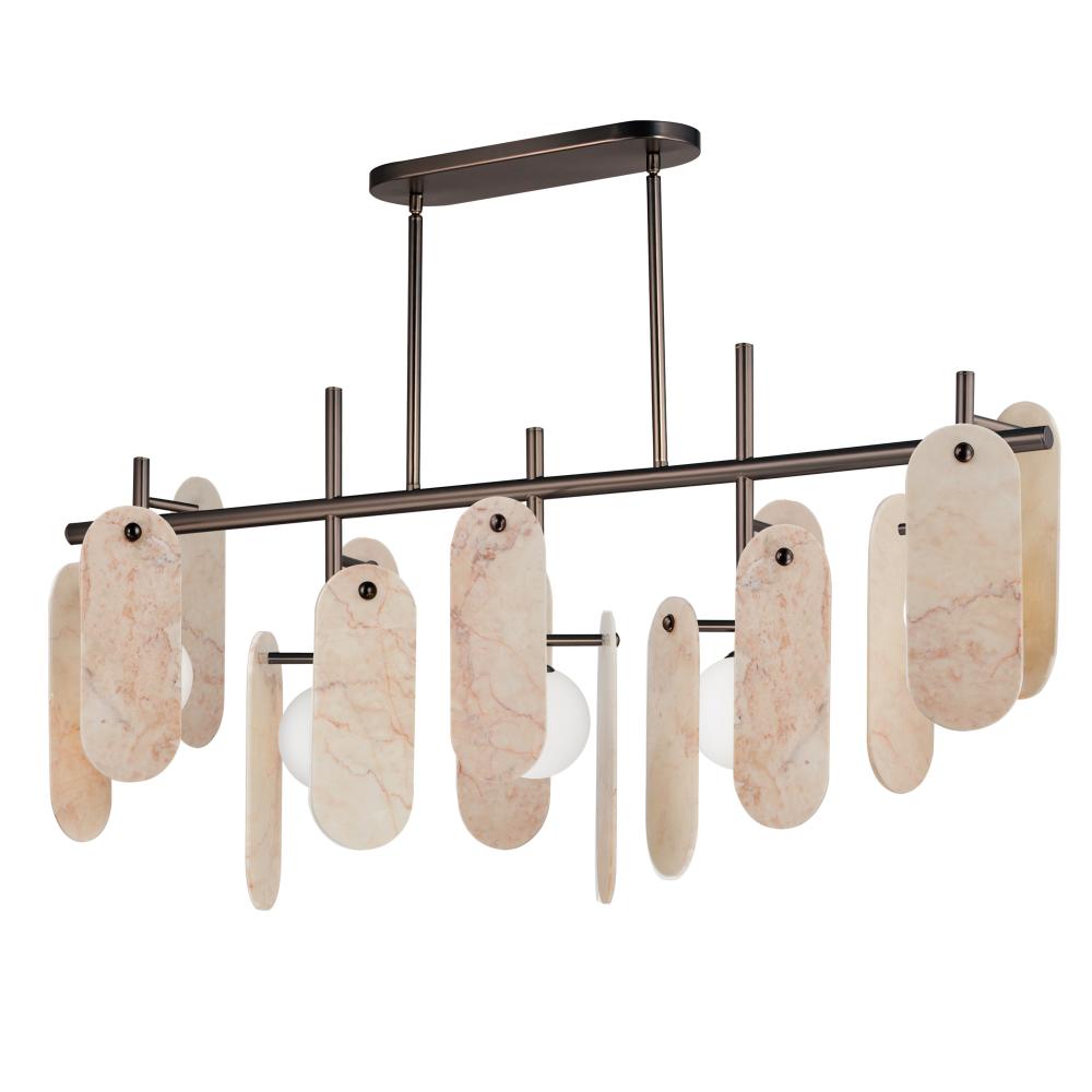 Studio M Lighting SM24825RJBBZ Megalith - Stone Suspension Pendant
