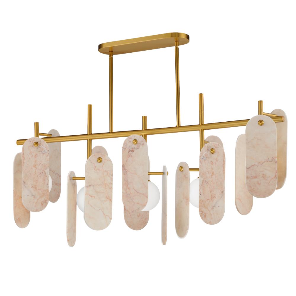 Studio M Lighting SM24825RJNAB Megalith - Stone Suspension Pendant