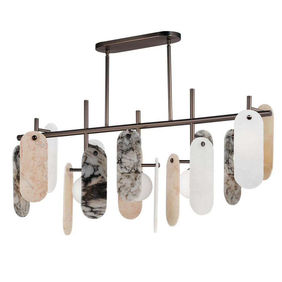 Studio M Lighting SM24825VSBBZ Megalith - Stone Suspension Pendant