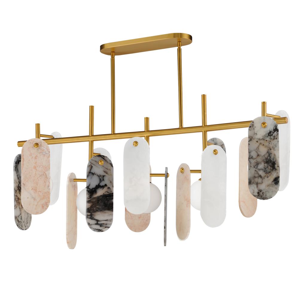 Studio M Lighting SM24825VSNAB Megalith - Stone Suspension Pendant