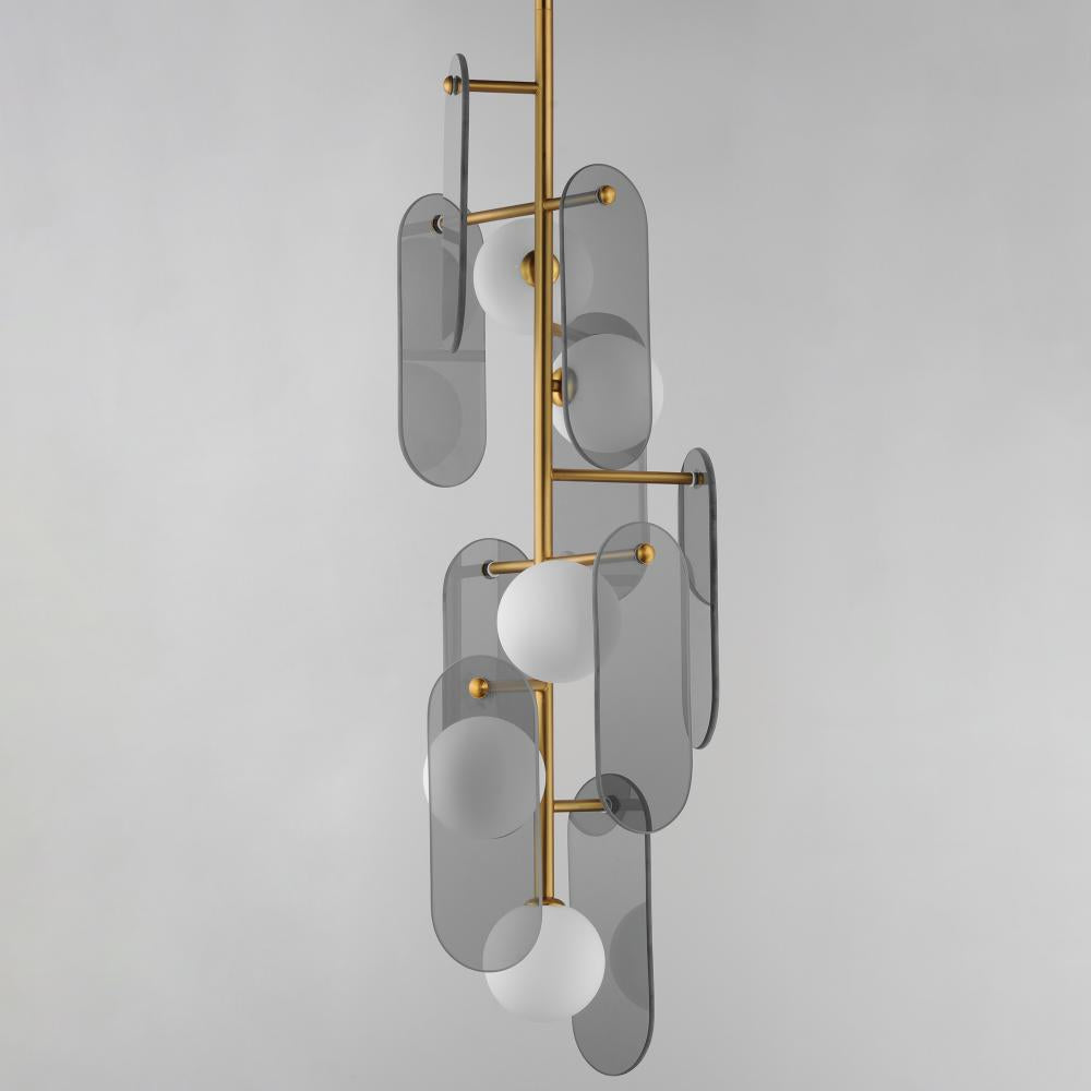 Studio M MEGALITH - GLASS SM24827MSKNAB Pendant - Natural Aged Brass - Alternate view