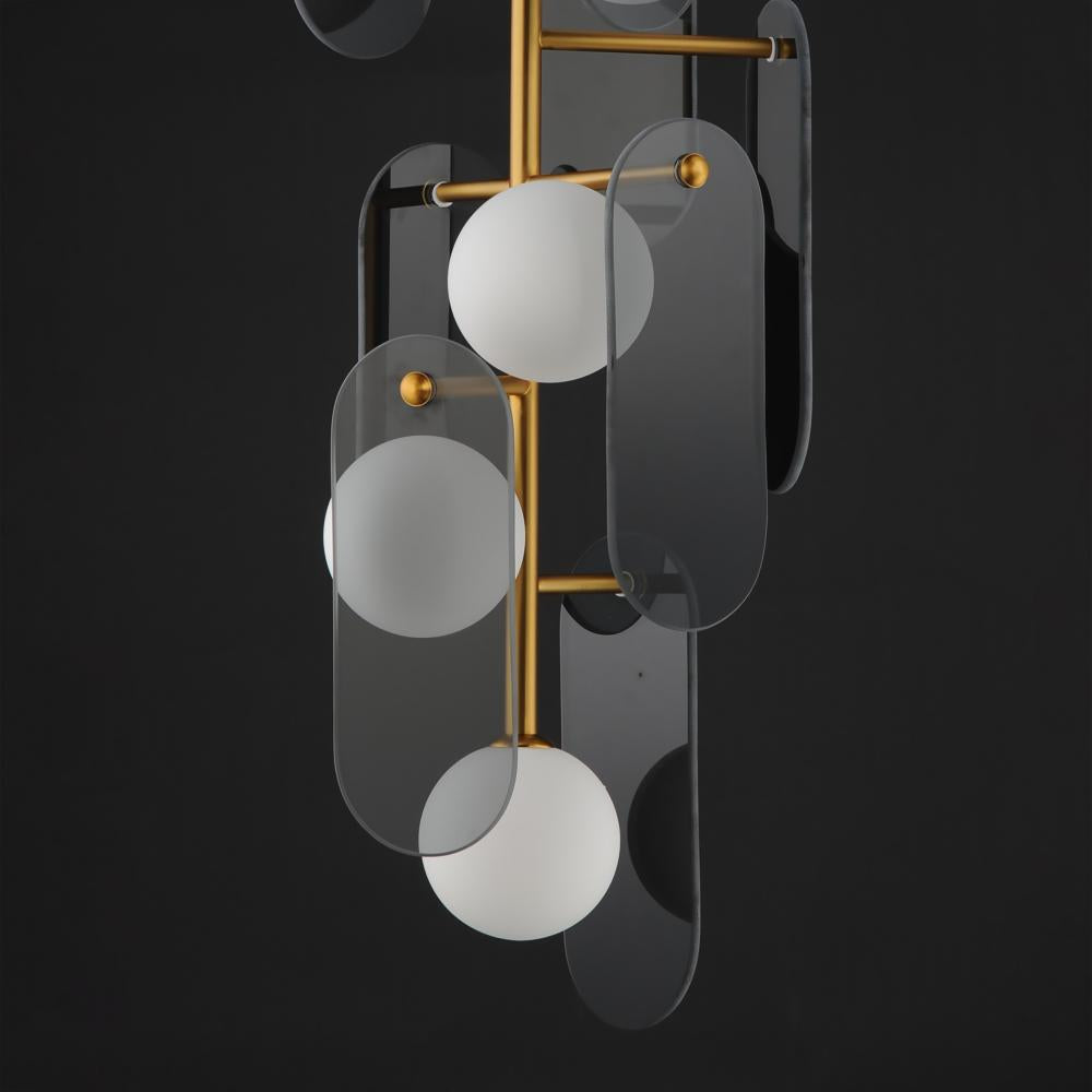 Studio M MEGALITH - GLASS SM24827MSKNAB Pendant - Natural Aged Brass - Alternate view