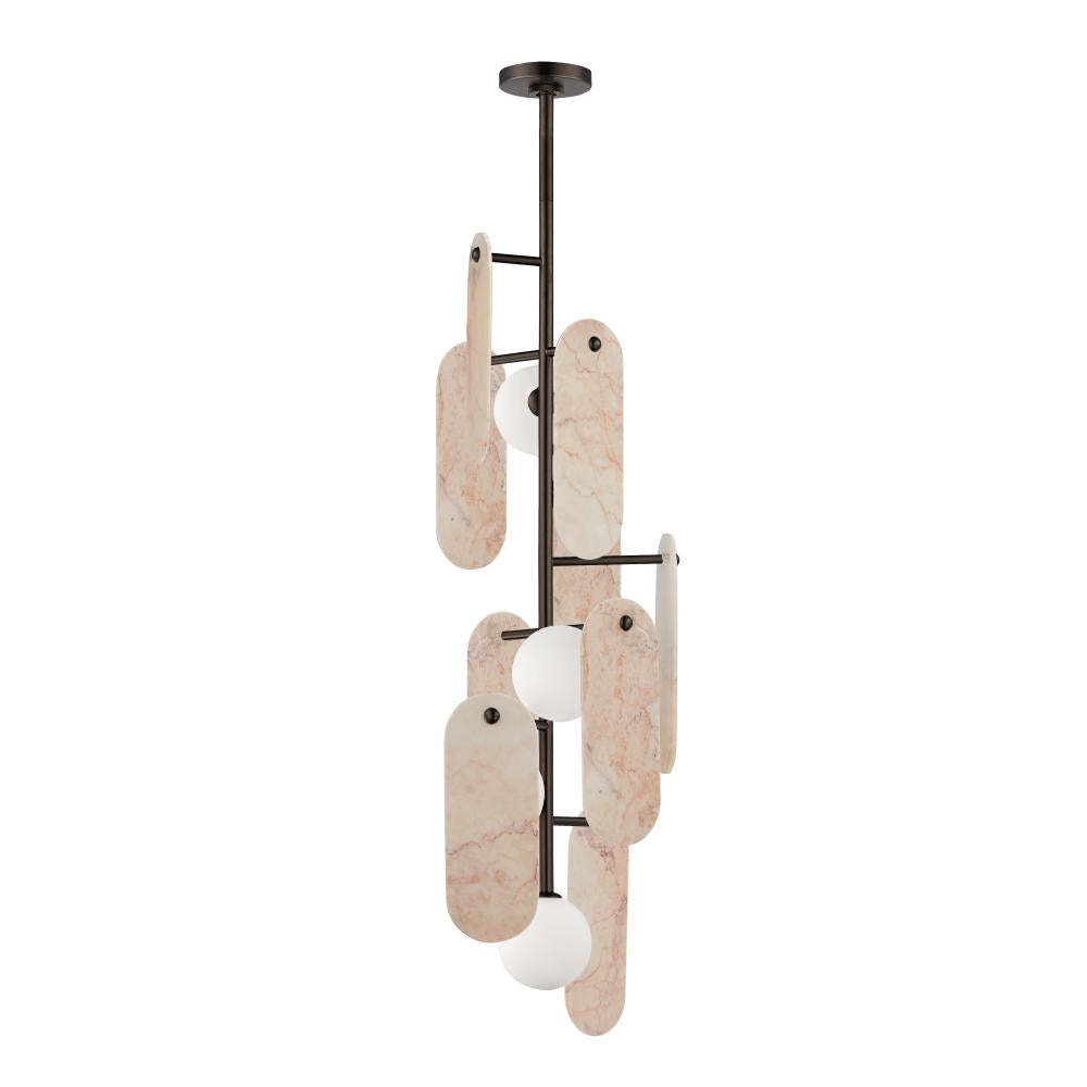 Studio M Lighting SM24827RJBBZ Megalith - Stone Suspension Pendant
