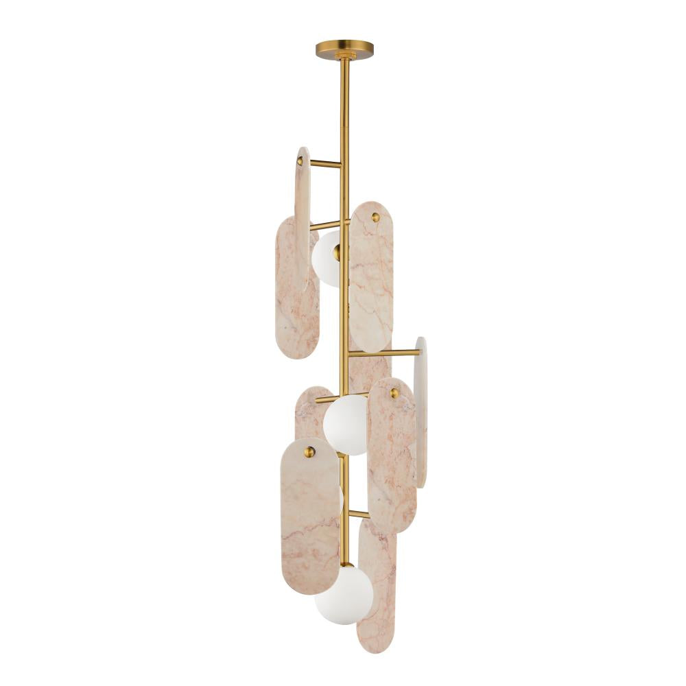 Studio M Lighting SM24827RJNAB Megalith - Stone Suspension Pendant