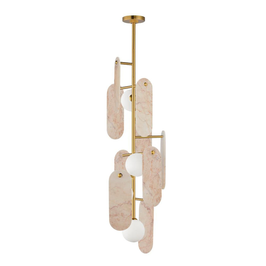 Studio M Lighting SM24827RJNAB Megalith - Stone Suspension Pendant