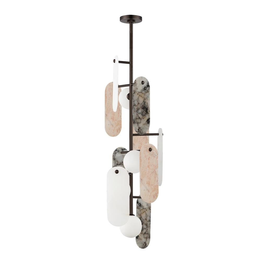 Studio M Lighting SM24827VSBBZ Megalith - Stone Suspension Pendant