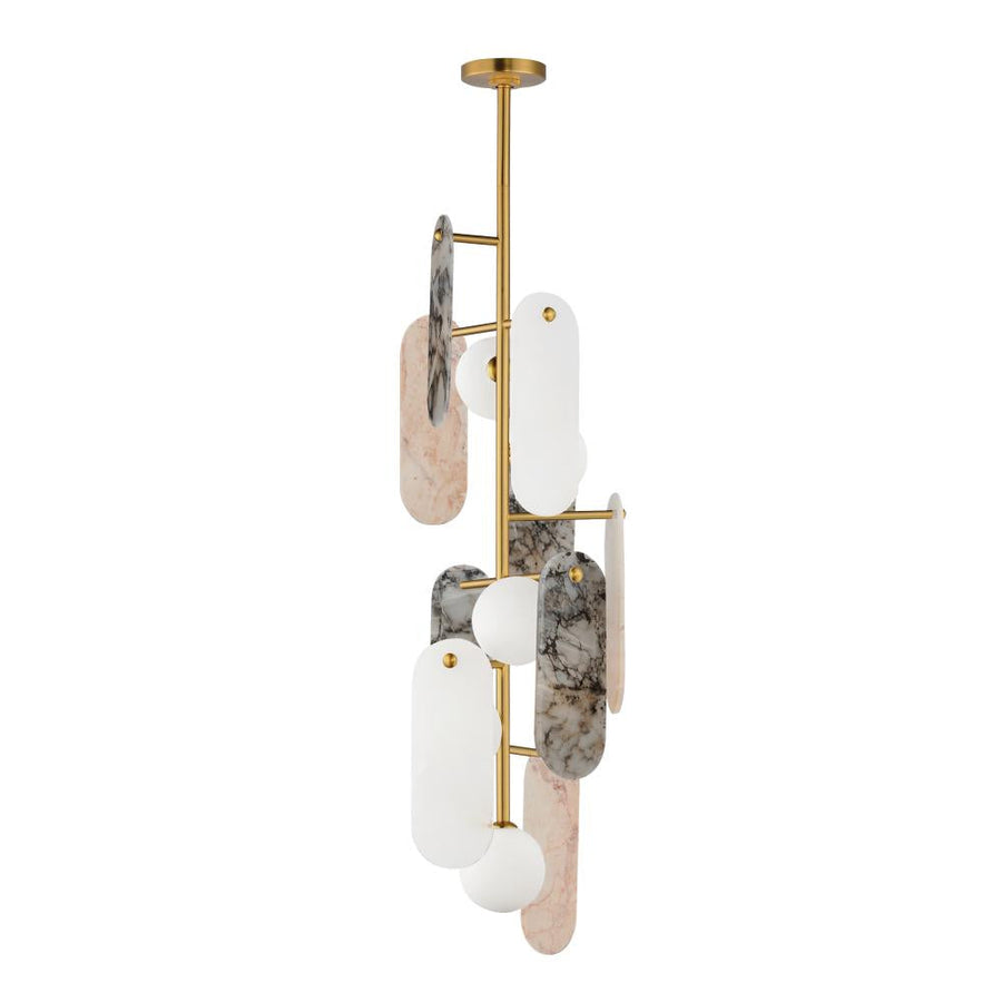 Studio M Lighting SM24827VSNAB Megalith - Stone Suspension Pendant