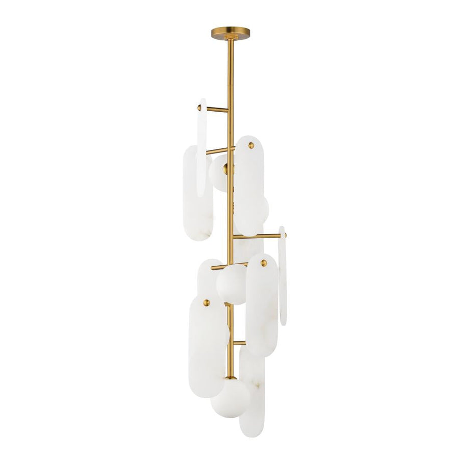 Studio M Lighting SM24827WANAB Megalith - Stone Megalith 5-Light Vertical Pendant - WA