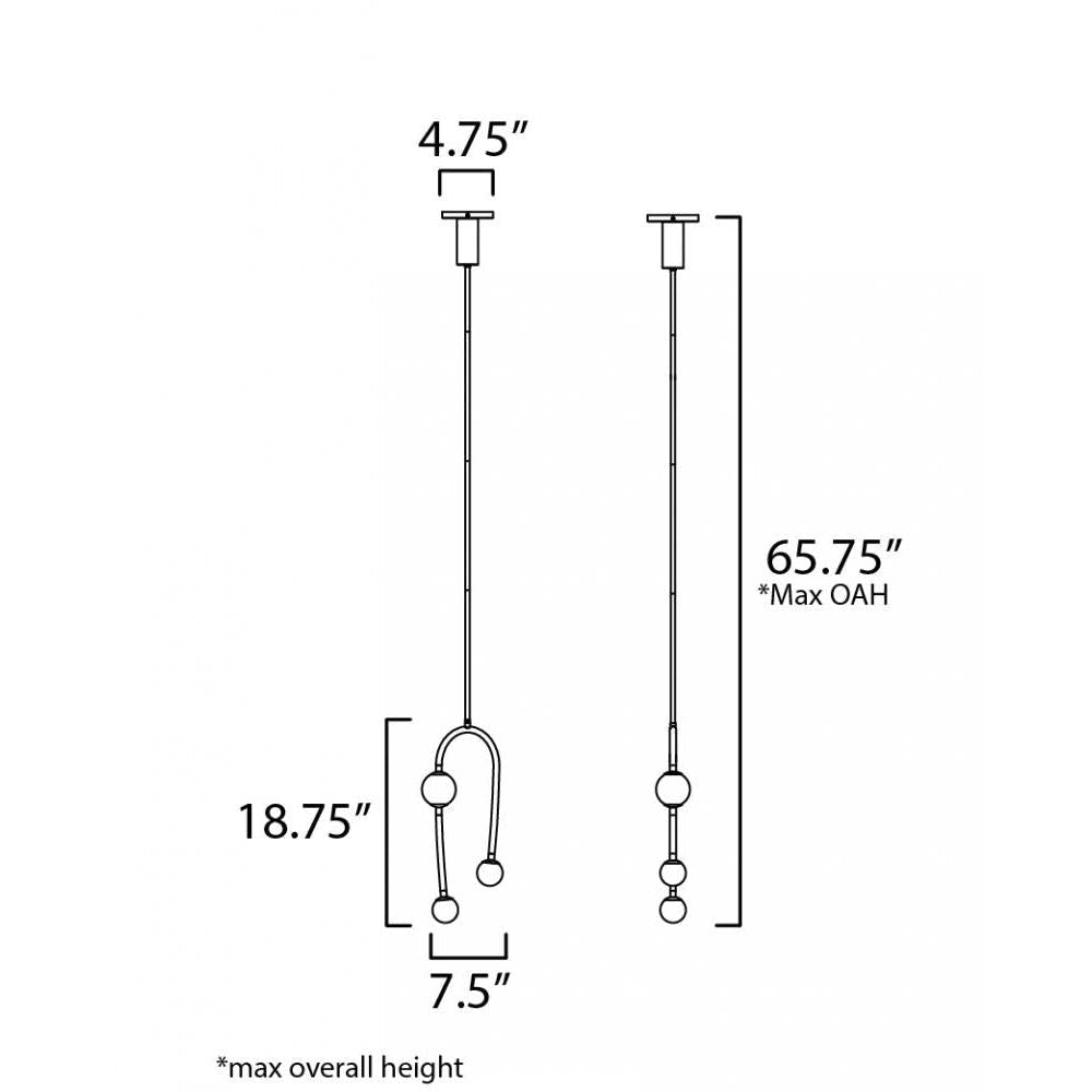 Studio M ALINA SM24833FG Pendant Traditional - French Gold - Alternate view