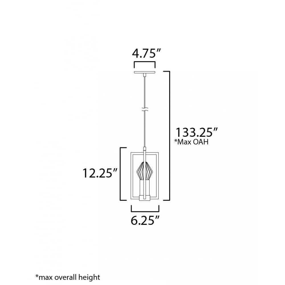 Studio M ZEPPELIN SM24841GM Mini Pendant Traditional - Gunmetal - Alternate view