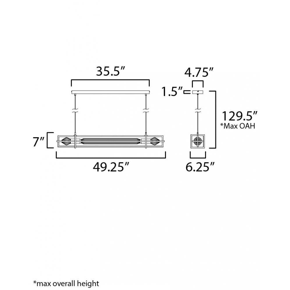 Studio M ZEPPELIN SM24849GM Pendant Traditional - Gunmetal - Alternate view