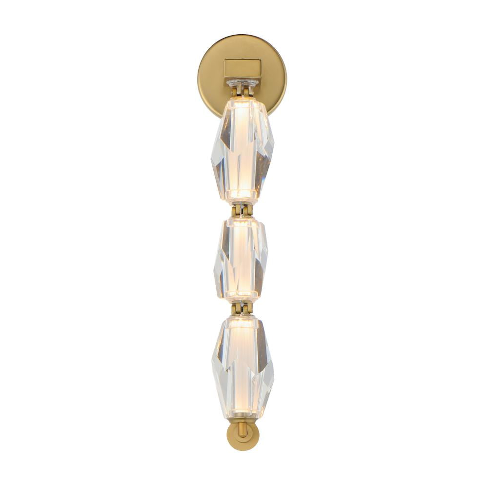 Studio M Lighting SM24861BCGLD Dolce Vita 17" LED Wall Sconce