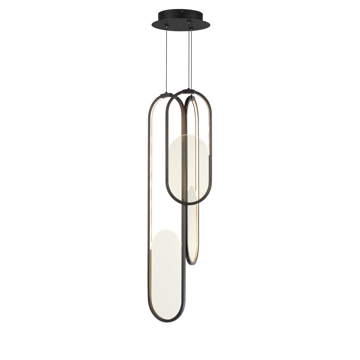 Studio M Lighting SM24883GM Trance 3-Light LED Pendant