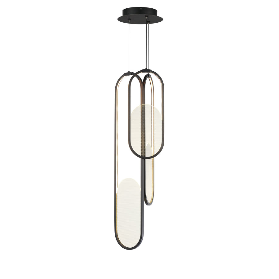 Studio M Lighting SM24883GM Trance 3-Light LED Pendant