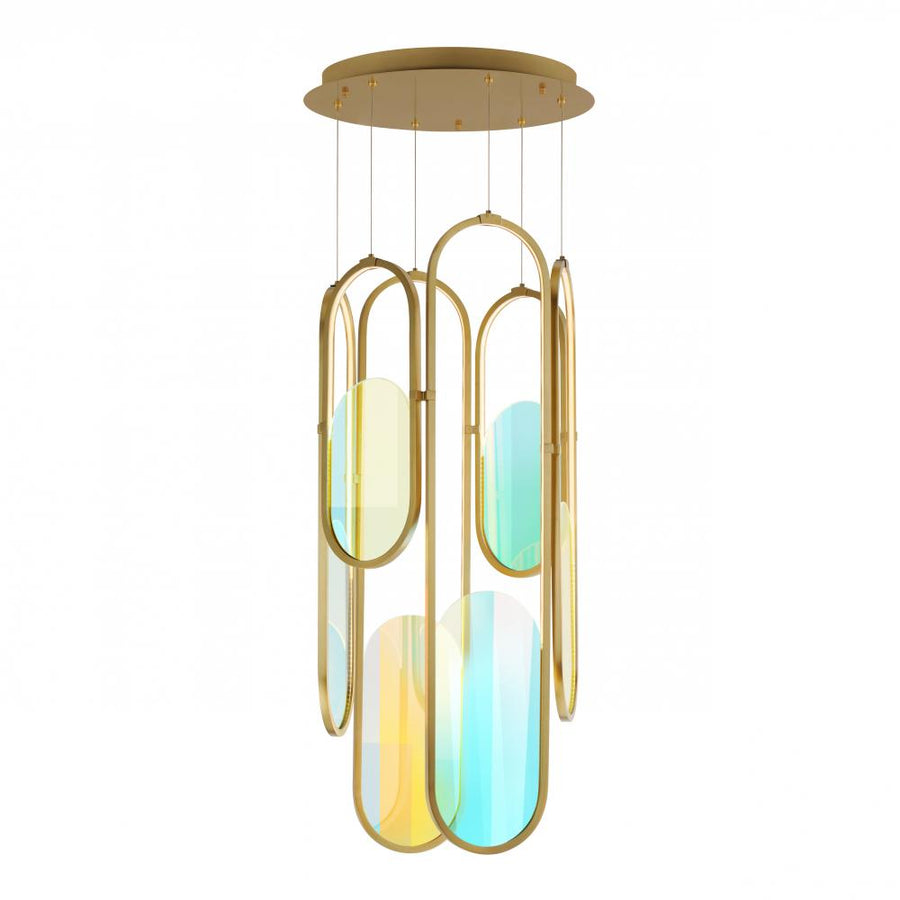 Studio M Lighting SM24885DCNAB Trance 6-Light LED Pendant