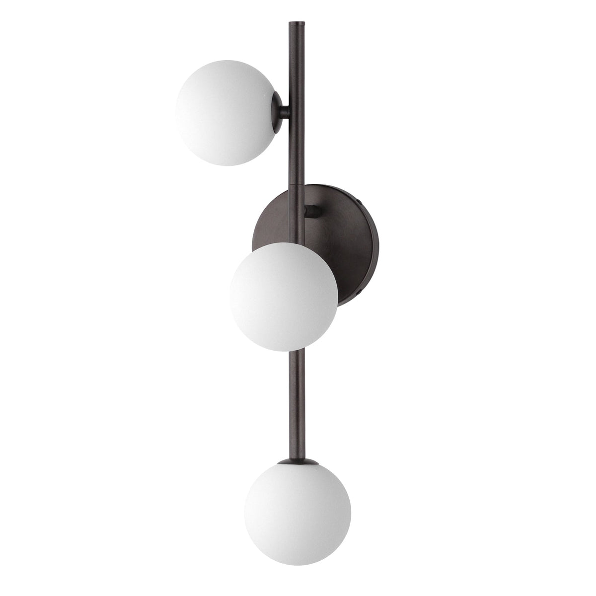 Studio M Lighting SM24901WTBBZ Contour 3-Light Wall Sconce