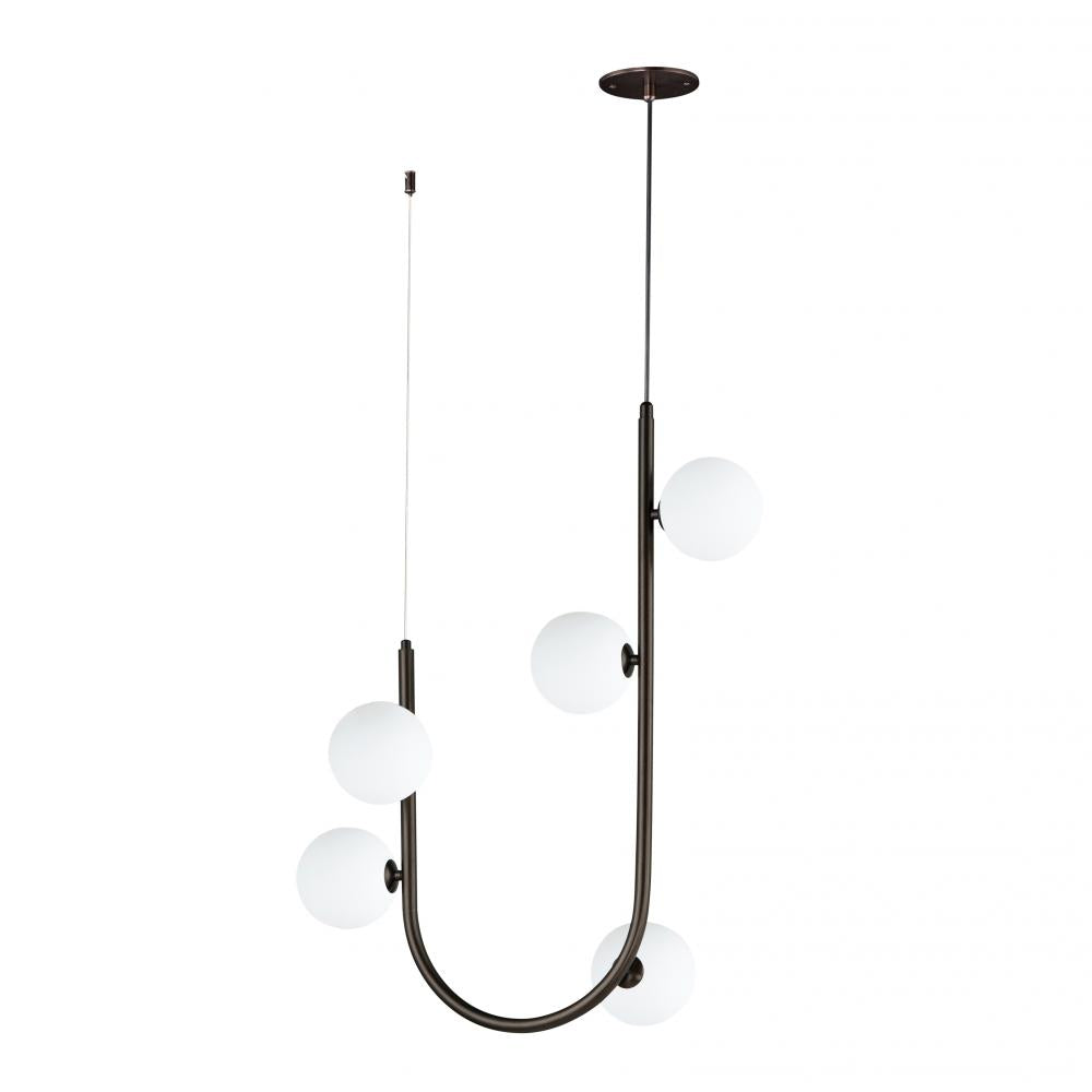 Studio M Lighting SM24905BBZ Contour 5-Light Cord Hung Pendant 3000K