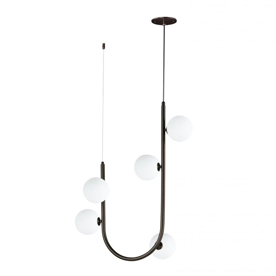 Studio M Lighting SM24905BBZ Contour 5-Light Cord Hung Pendant 3000K