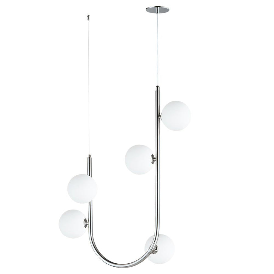 Studio M Lighting SM24905PC Contour 5-Light Cord Hung Pendant 4000K