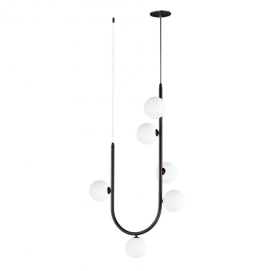 Studio M Lighting SM24906BBZ Contour 6-Light Cord Hung Pendant 3000K